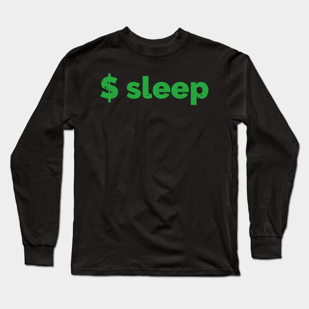 Linux Hacker 'Sleep' Command Long Sleeve T-Shirt by Cyber Club Tees